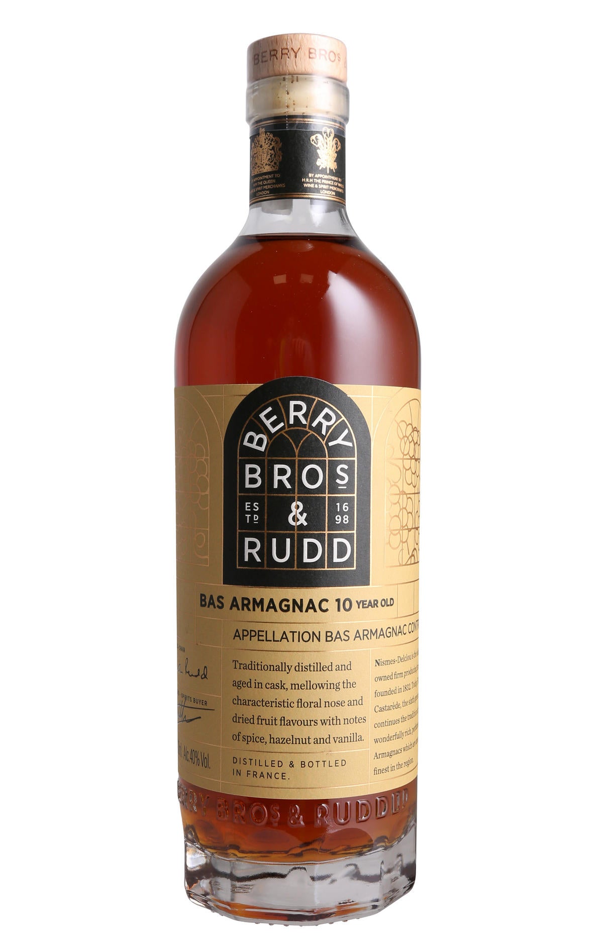 Berry Bros. & Rudd Armagnac, 10-Year-Old, J. Nismes-Delclou (40%)