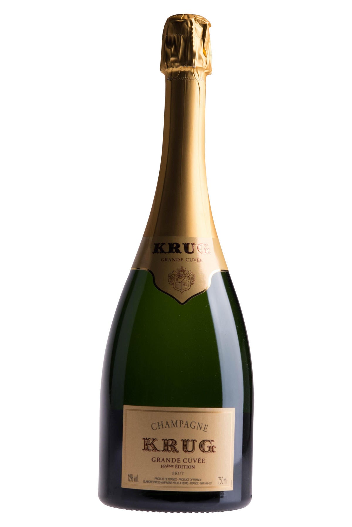 Champagne Krug, Grande Cuvée, 168ème Édition, Brut
