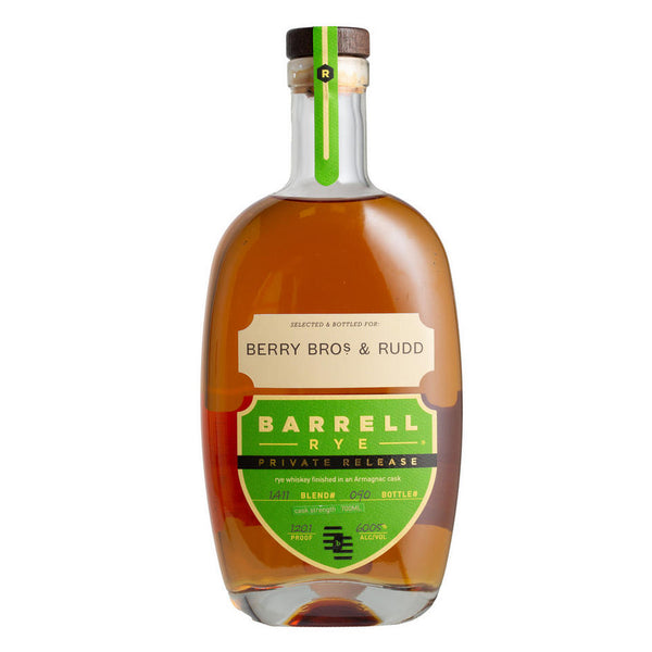 Barrell, Private Release for Berry Bros. & Rudd, 1A11, Rye Whiskey, USA (60.1%)