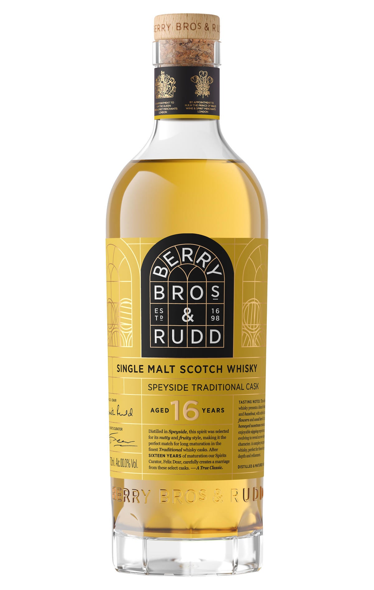 Berry Bros. & Rudd Speyside Traditional Cask, 16-Year-Old, Single Malt Scotch Whisky (48.2%)