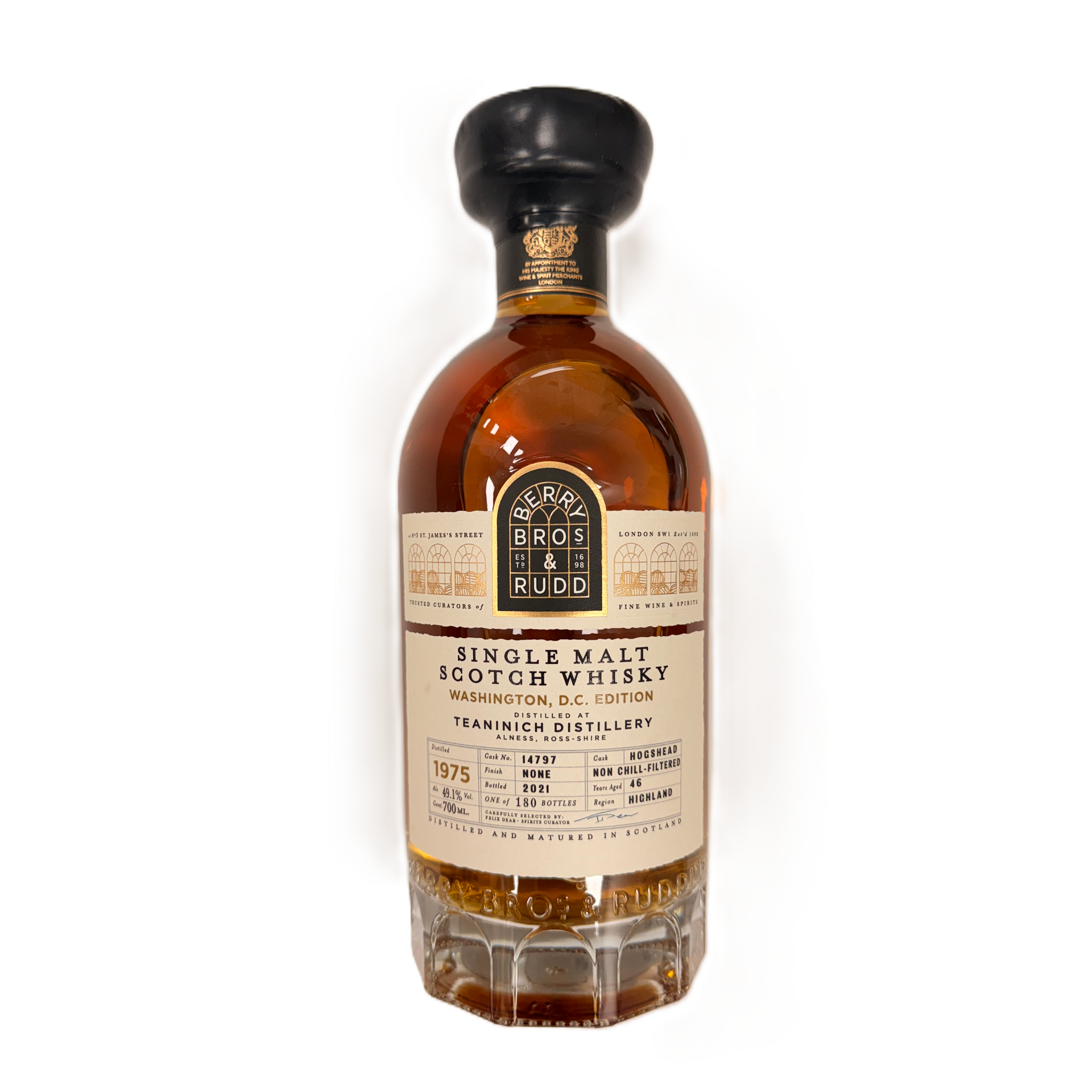 1975 BB&R Exceptional Casks, Teaninich, #14797, 46 Yr-Old Highland Single Malt Scotch Whisky (49.1%)