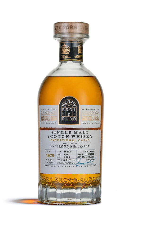 1975 BB&R Exceptional Casks Dufftown, Cask Ref. 10430, Speyside, Single Malt Scotch Whisky (40.1%)
