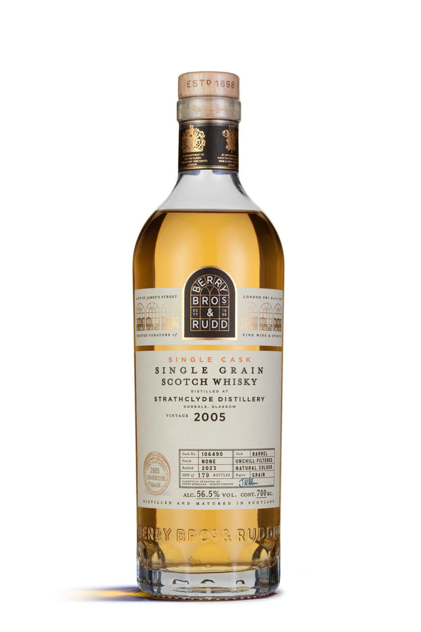 2005 Berry Bros. & Rudd Strathclyde, Cask Ref. 106490, Island, Single Grain Scotch Whisky (56.5%)