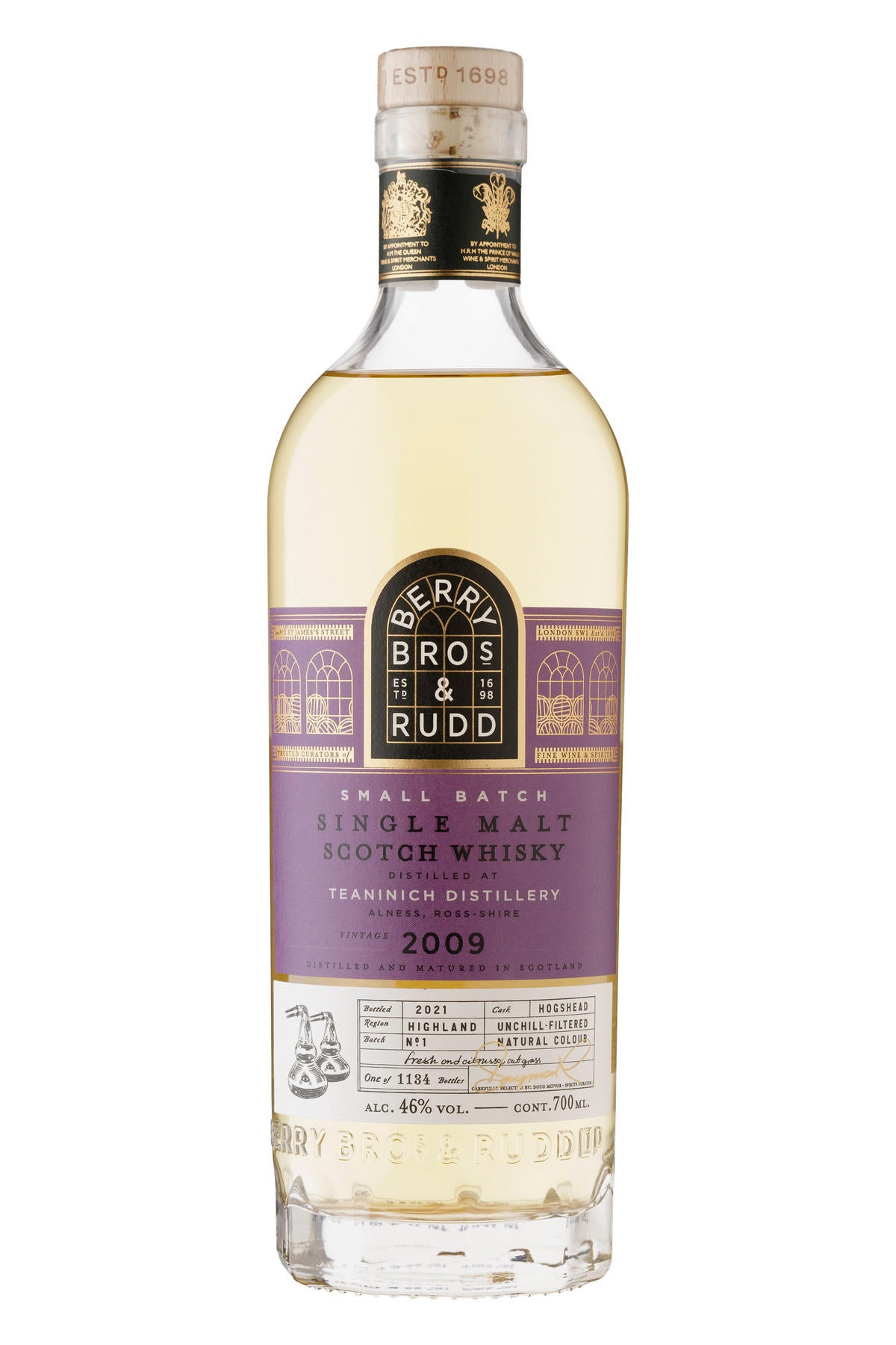 2009 BB&R Teaninich, Small Batch, Cask Ref. 714892/3/6, Highland, Single Malt Scotch Whisky (46%)
