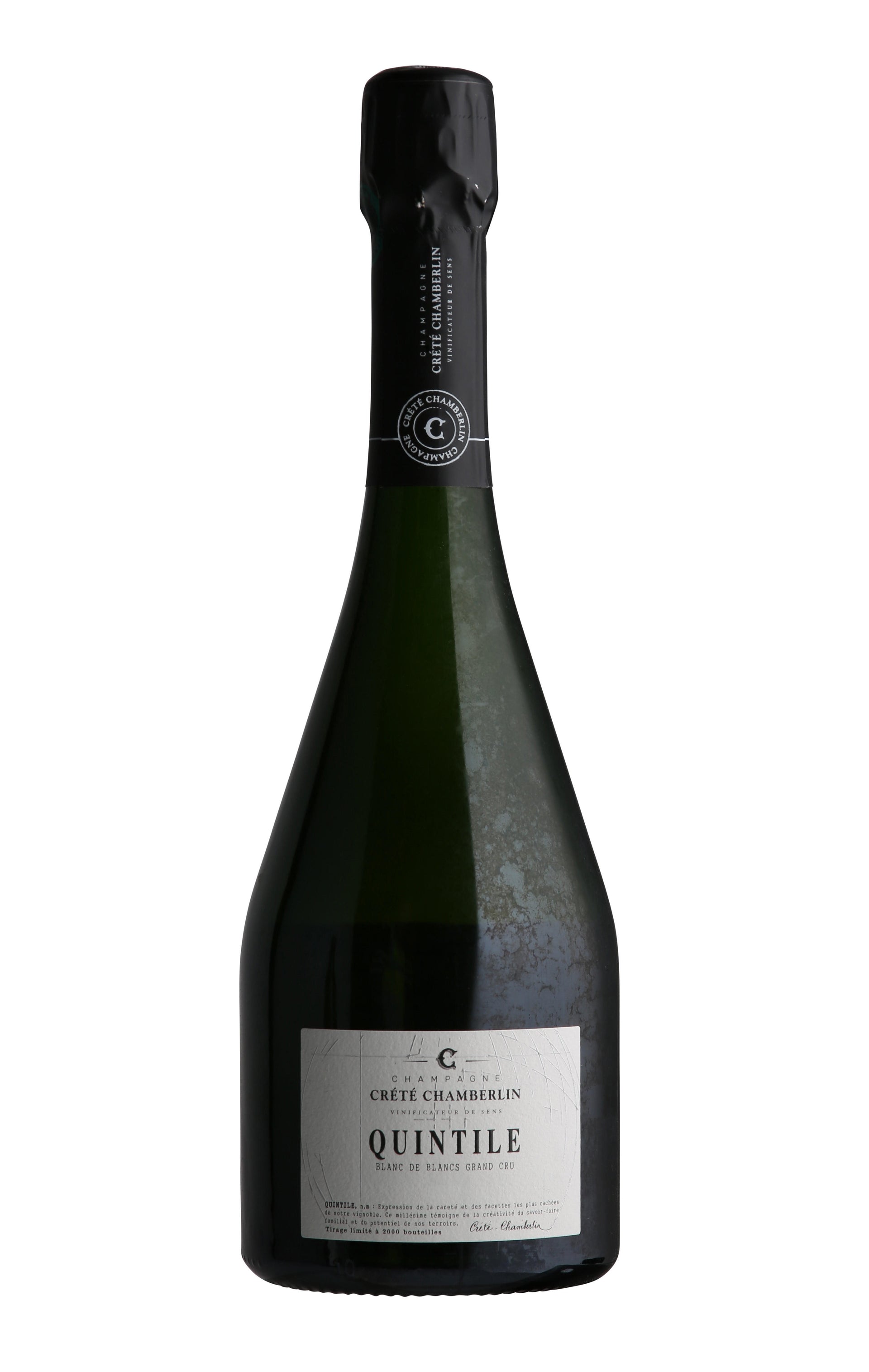 2013 Champagne Crété Chamberlin, Quintile, Blanc de Blancs, Grand Cru, Brut Nature