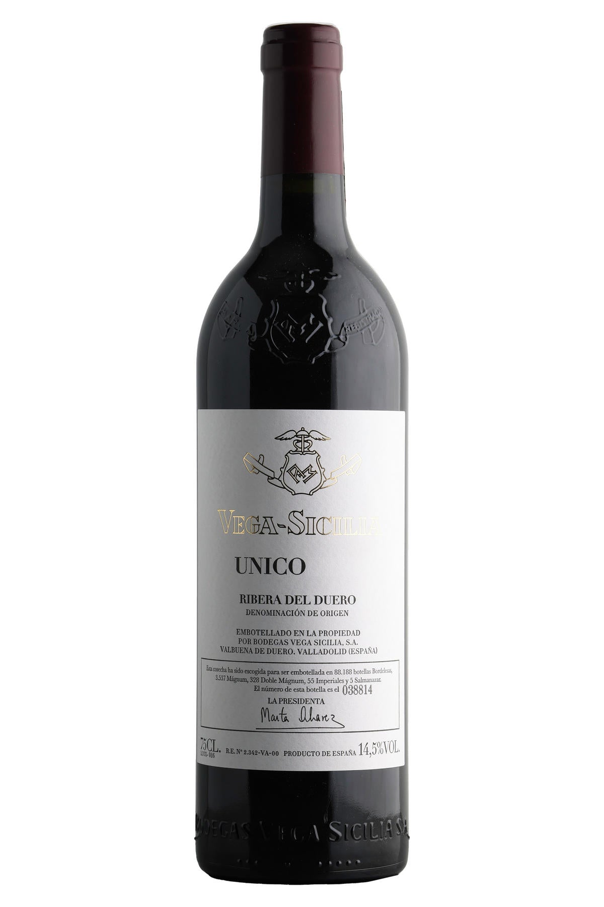 2015 Único, Vega Sicilia, Ribera del Duero, Spain