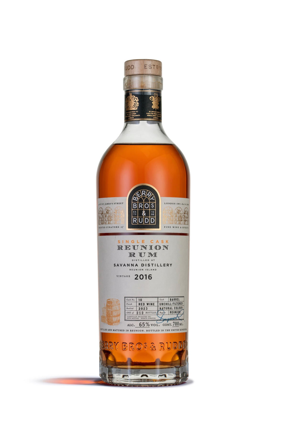 2016 Berry Bros. & Rudd Réunion Rum, Cask Ref. 10 (65%)