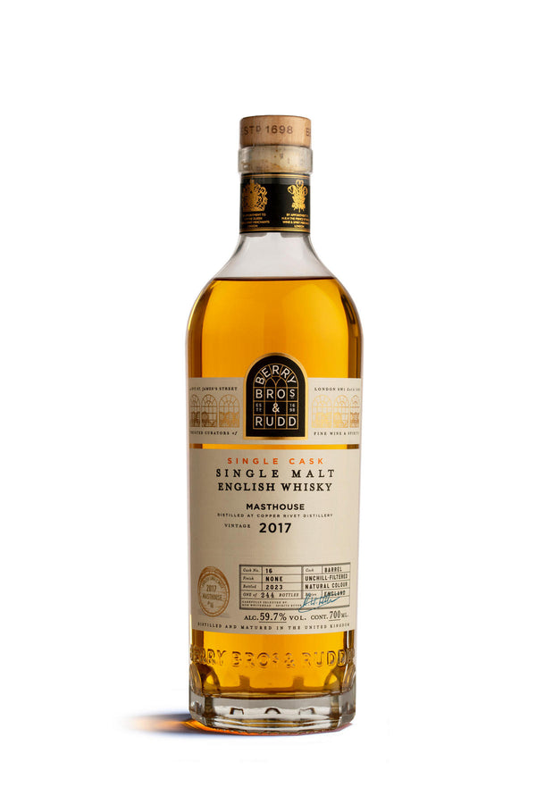 2017 Berry Bros. & Rudd Copper Rivet, Cask Ref. 16, Single Malt Whisky, England (59.7%)