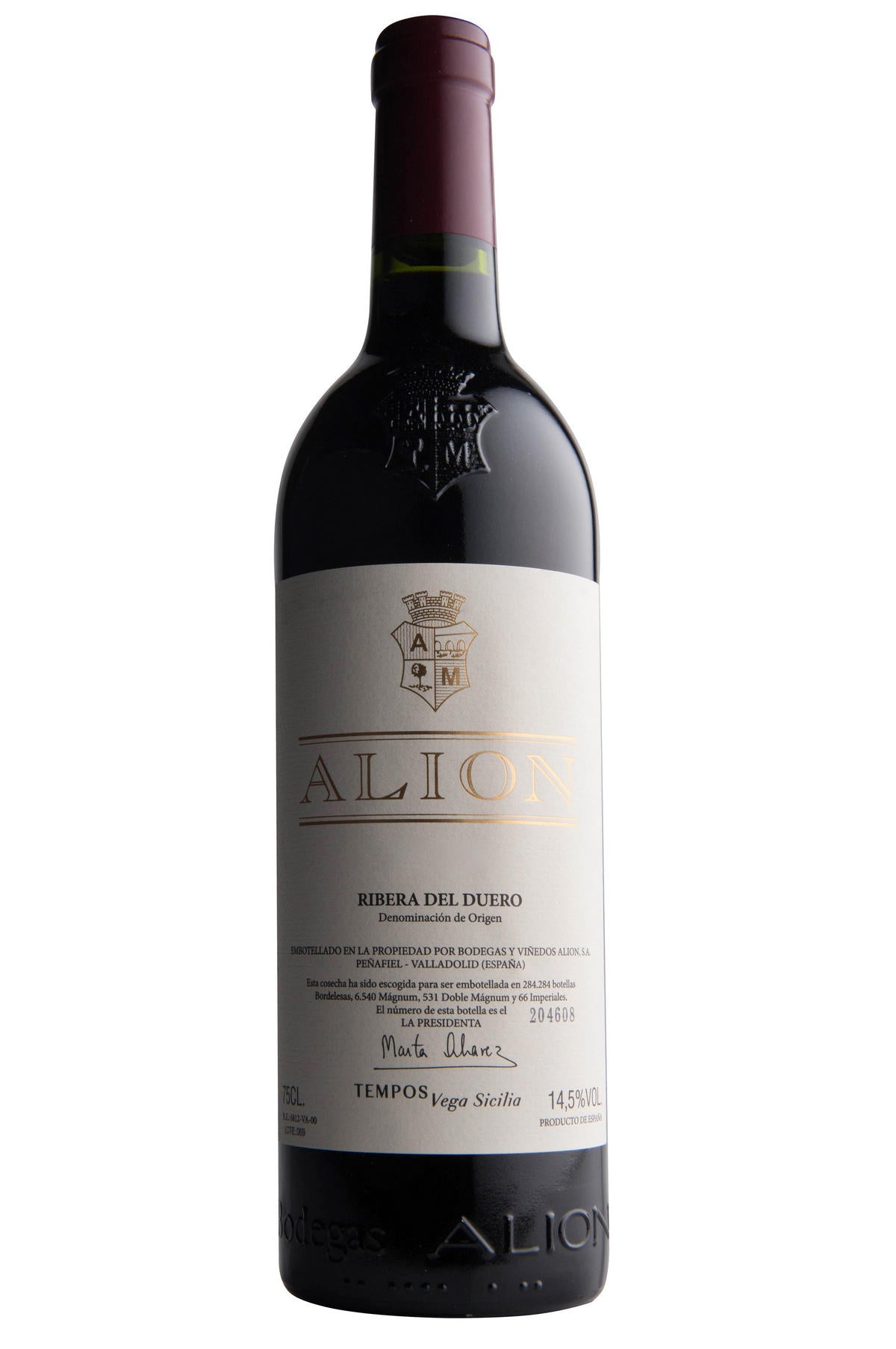 2021 Bodegas Alión, Ribera del Duero, Spain