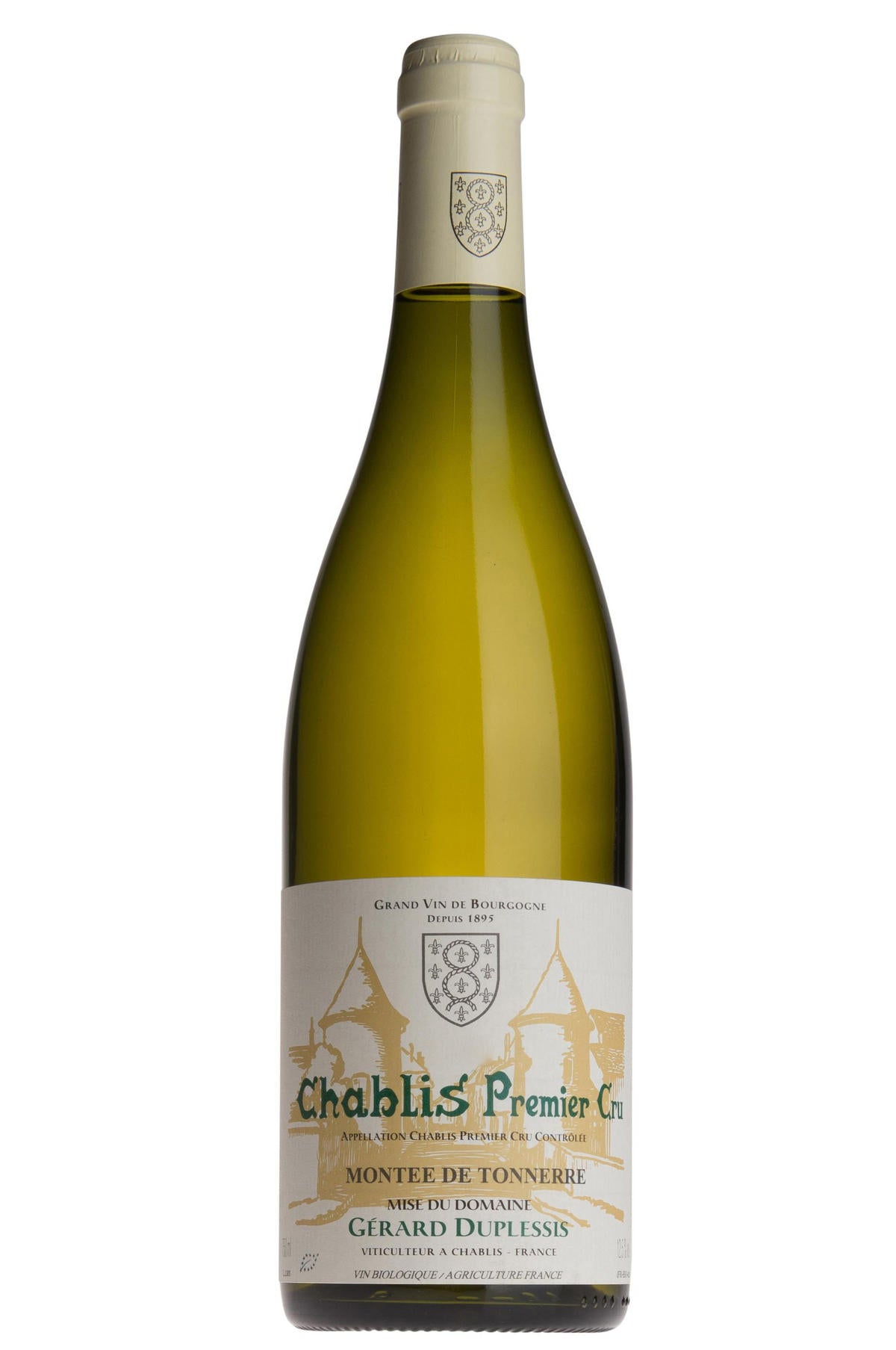 2022 Chablis, Montée de Tonnerre, 1er Cru, Domaine Gérard Duplessis, Burgundy