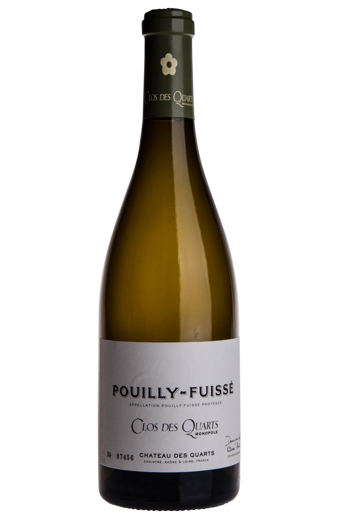 2019 Pouilly-Fuissé, Clos des Quarts, Château des Quarts, Burgundy