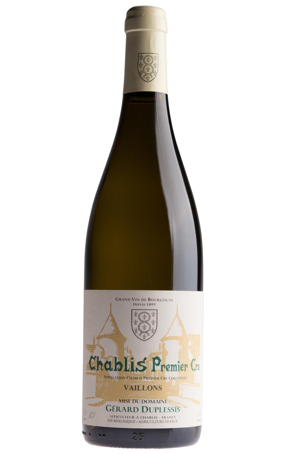 2017 Chablis, Vaillons, 1er Cru, Domaine Gérard Duplessis, Burgundy