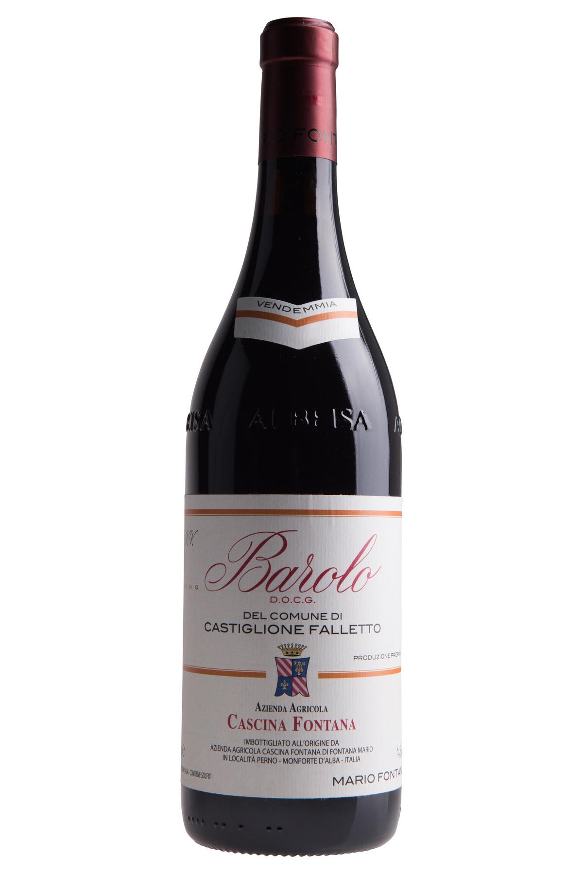 2017 Barolo, Castiglione Falletto, Cascina Fontana, Piedmont, Italy