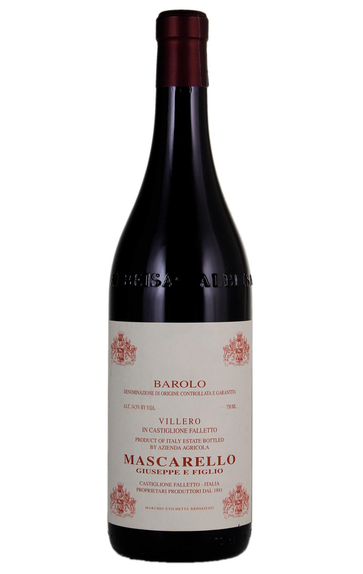 1998 Barolo, Villero, Mascarello Giuseppe & Figlio, Piedmont, Italy