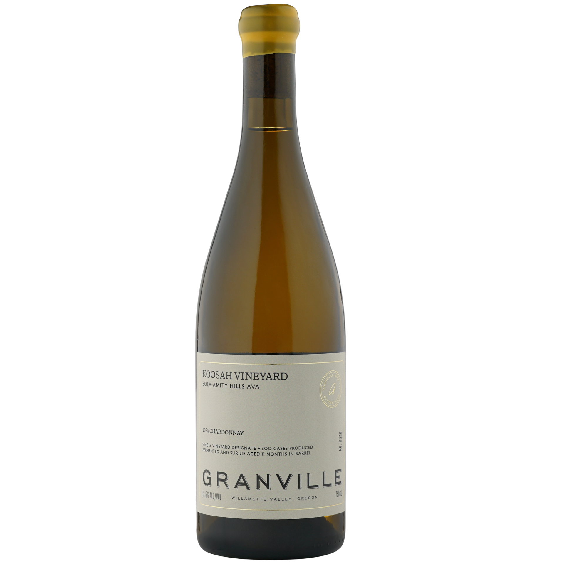 2023 Granville, Koosah Vineyard Chardonnay, Eola-Amity Hills, Oregon, USA