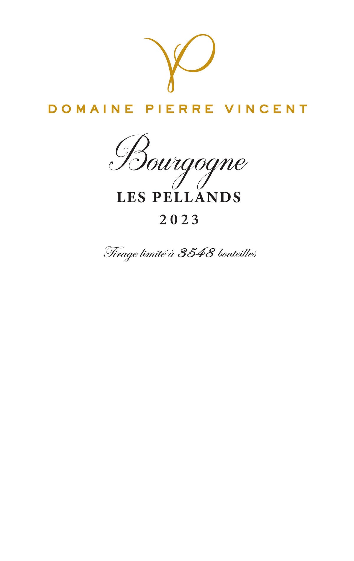 2023 Bourgogne, Les Pellans, Domaine Pierre Vincent
