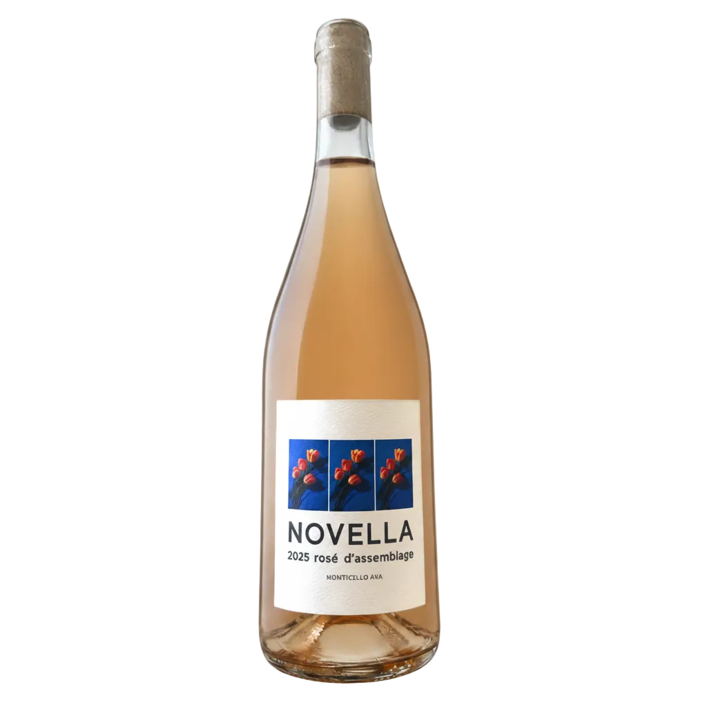 2025 Novella, Rosé d'Assemblage, Monticello, Virginia, USA