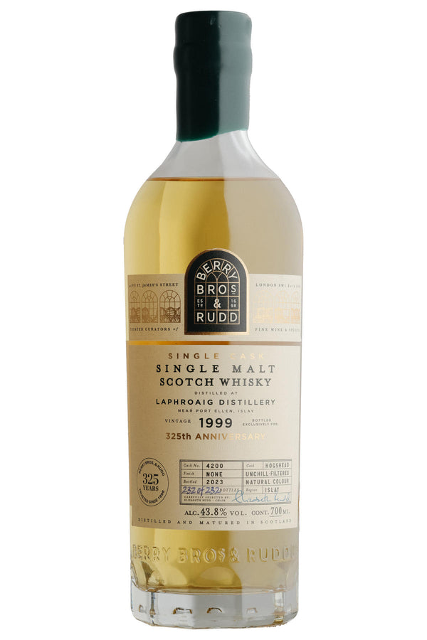 1999 BB&R Laphroaig, 325th Anniversary, Cask Ref. 4200, Islay, Single Malt Scotch Whisky (43.8%)