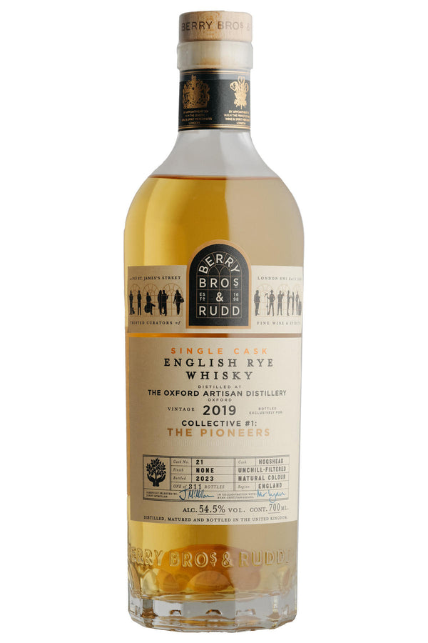 2019 BB&R The Oxford Artisan Distillery, Cask Ref. 21, Oxford Rye Whisky, England (54.5%)