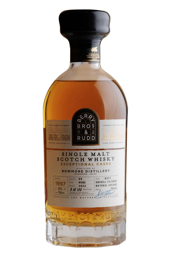 1997 BB&R Exceptional Casks, Bowmore, Cask Ref. 89, Islay, Single Malt Scotch Whisky (53%)